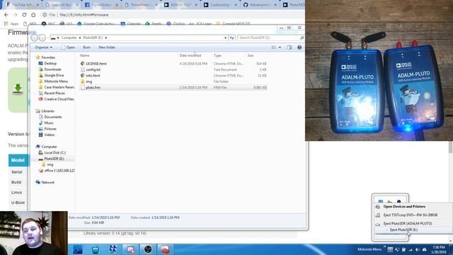 Adalm Pluto SDR Tutorial: Firmware Update смотреть онлайн