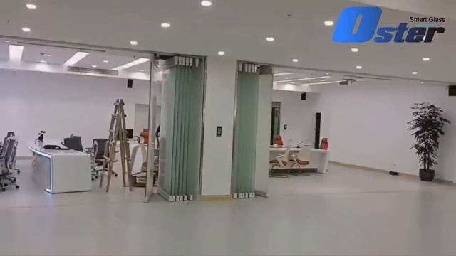 Smart Glass partition by conductive track смотреть онлайн