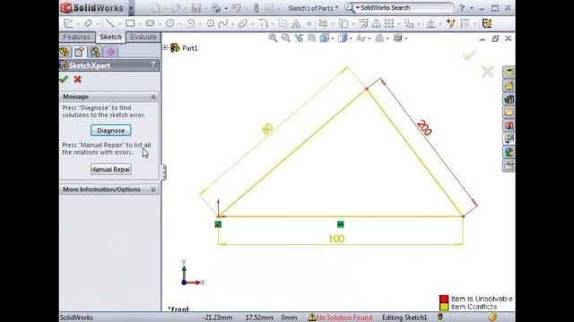 LearnSW for Advanced 06. Sketch Xpert (Solidworks Tutorial) смотреть онлайн