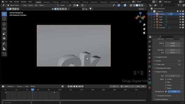 How to track an object using Camera constraints in Blender in Telugu смотреть онлайн