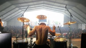 Dust Bolt live @ Hellfest 2016 - Drumcam Nico Rayman