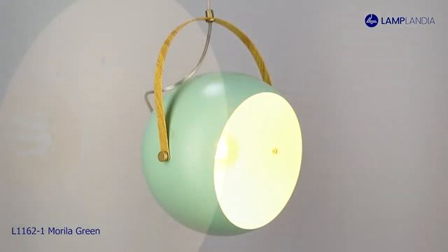 Светильник подвесной Lamplandia L1162-1 MORILA GREEN, Е27*60Вт смотреть онлайн