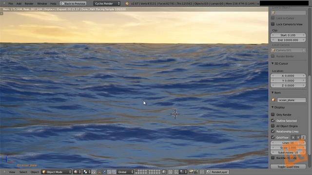 How to simulate an Ocean in Blender (Part 2) смотреть онлайн