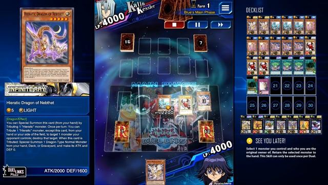 HIERATIC / ONE TURN KILL Dragon Deck / Infinite Ray [Yu-Gi-Oh! Duel Links] смотреть онлайн