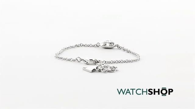 Guess Jewellery Ladies' Rhodium Plated Crystals Of Love Mini Bracelet (UBB51413) смотреть онлайн