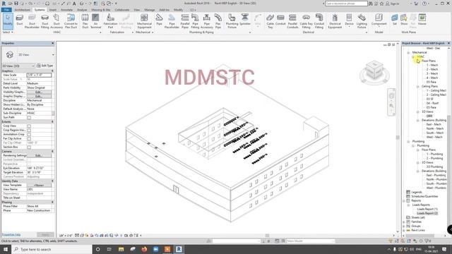 Placing Air Terminal (Diffuser) & Mechanical Equipment in Revit MEP смотреть онлайн