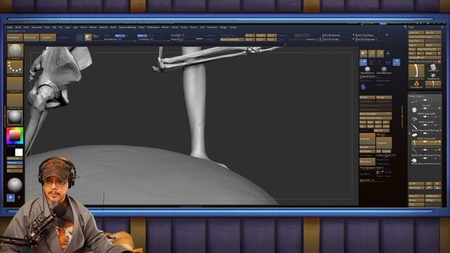 Arm Anatomy in the ZBHO Dojo #Zbrush #Sculpting #Anatomy смотреть онлайн
