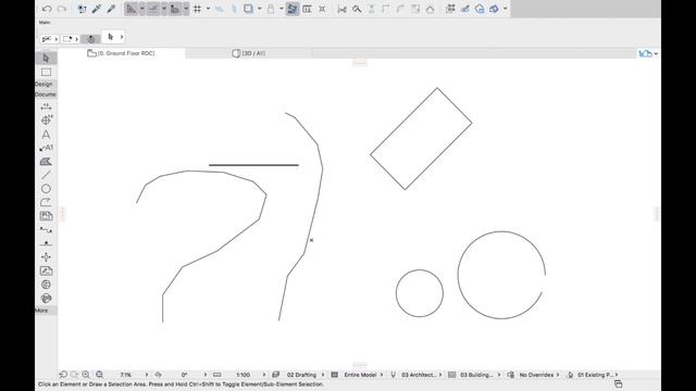 The Basics of Archicad - Part 2 : Maitriser la 2D - For a perfect command of 2D tools | Eng sub смотреть онлайн