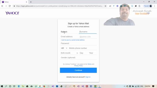 How To Create Yahoo Mail | Create Yahoo Email Account