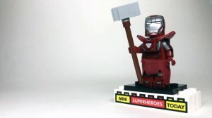 HOW TO Build LEGO IRON HAMMER (Thor + Iron Man Mash-Up) from Marvel's Infinity Warps