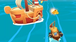 Мой говорящий Джинджер в мире пиратов Talking Tom Time Rush | Мультик Бегалки для детей