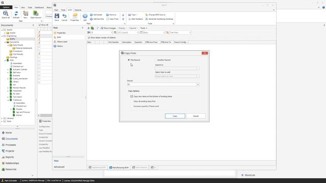 SOLIDWORKS Manage 2018 - BOM Management смотреть онлайн