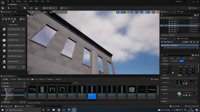 Modular Building 2 - Unreal Engine 5 #Unrealengine5 #3dsmax #gamedevelopement смотреть онлайн