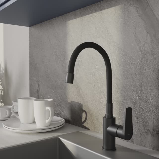 Смеситель для кухни MODUO черный (Арт. 68230) смотреть онлайн