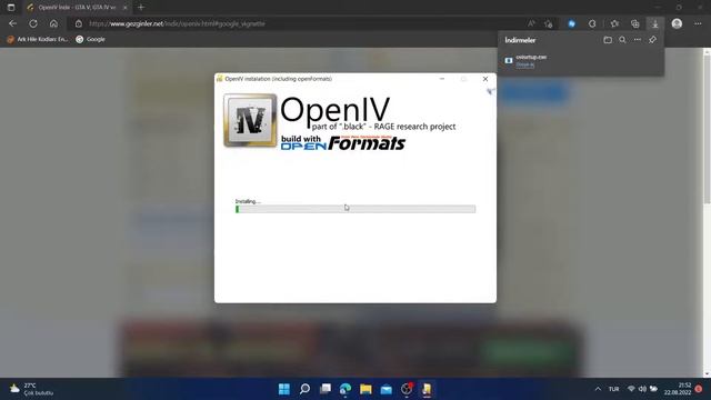 OpenIV indirme ve kurma ( GTA 5 mod yüklemek için gerekli program.) (Windows 11) смотреть онлайн