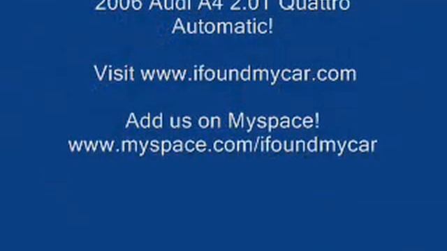 2006 Audi A4 2.0T Quattro! Framingham Auto Mall смотреть онлайн