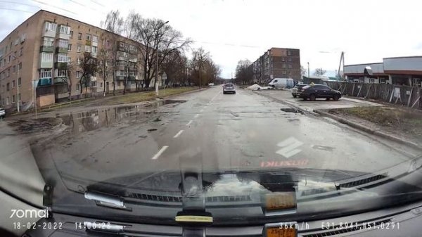 Пример съёмки 70mai 800s пасмурным днём