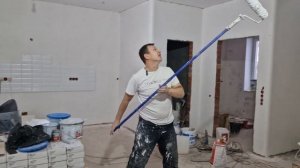 Красим потолок без полос. Идеальная покраска потолка