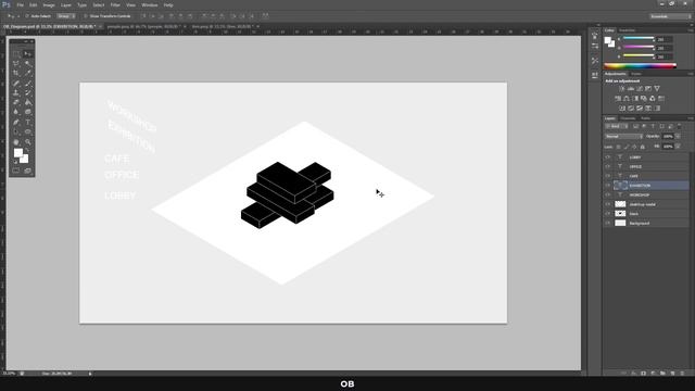 Program Diagram in Sketchup + Photoshop смотреть онлайн