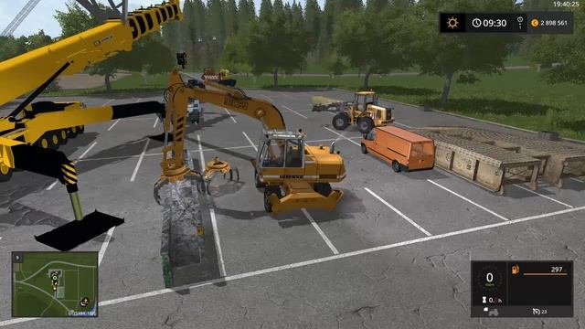 Farming Simulator 2017 1 ч работа на карте Сосновка смотреть онлайн