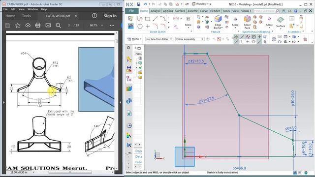 #NX CAD #TUTORIAL #vaccume cleaner смотреть онлайн