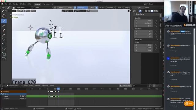 Tricks to instantly improve your Blender animations - live critique by Wayne Dixon #3 смотреть онлайн