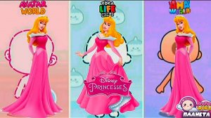 ПЛАНЕТА АВАТАР ВОРЛД Как сделать Аврору (принцессы Диснея) в Avatar World  Toca Boca Aha World