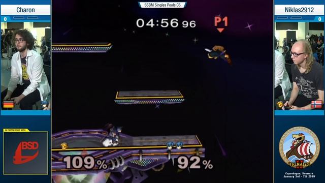 Valhalla II - Charon (Marth) Vs. Niklas2912 (Young Link) - Pools C5 - Melee Singles смотреть онлайн