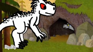 Индораптор и Блю (часть 7)