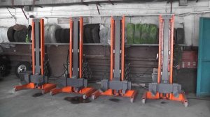 Подкатной колонный подъемник FinkBeiner ЕНВ 707 (часть 3)