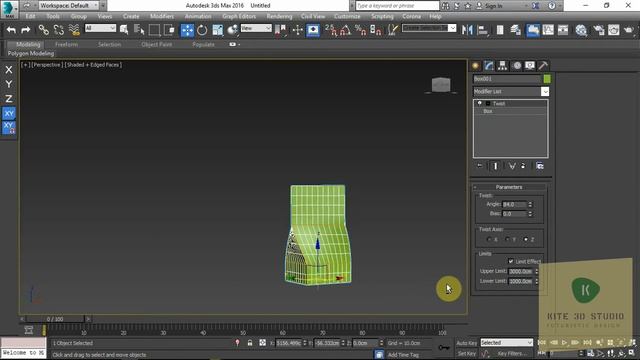 AutoDesk 3DS Max 2016 - Bend & Twist смотреть онлайн