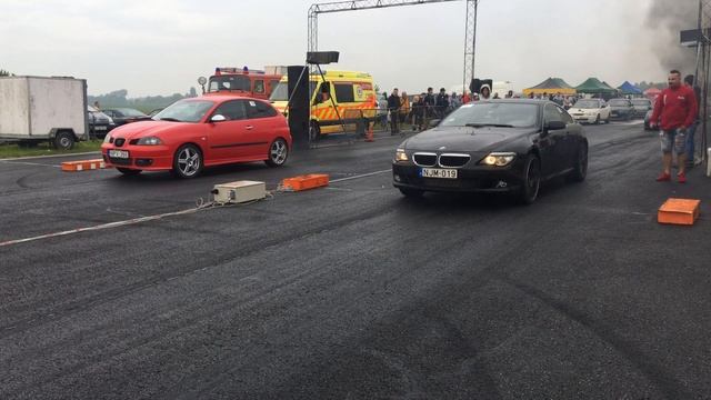 Diesel Extrem Tuning BMW E63 635d Tuning Vs Seat Ibiza 1.9 Tdi Tuning - 1/4 Meilen Rennen