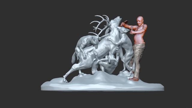 W.I.P. Zbrush Turntable Men at Work смотреть онлайн