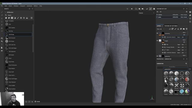 31 | Substance 3D Painter Course - Denim Jeans смотреть онлайн