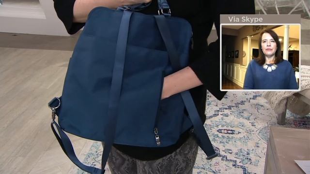 Baggallini Jessica Convertible Nylon Tote on QVC смотреть онлайн