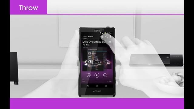 Sony Xperia DLNA Throw Music Video to TV смотреть онлайн
