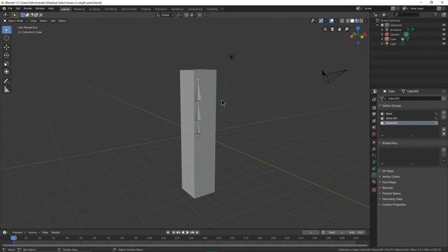 select bones in weight paint mode blender 2.8 смотреть онлайн