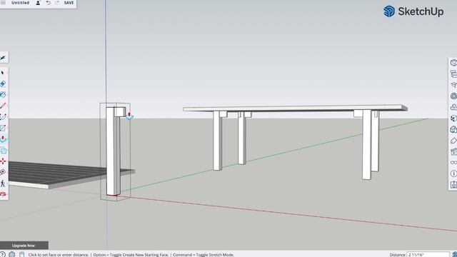 SketchUp Table Design + Base Trick смотреть онлайн