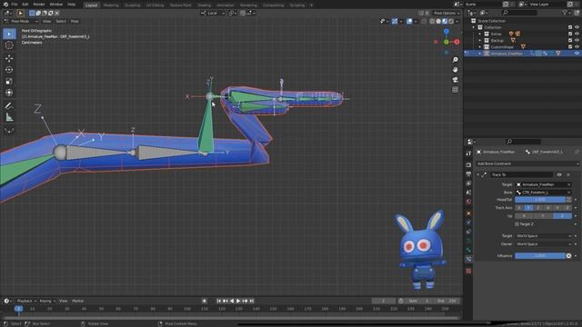 #09 Armのロールボーンを作ろう！ [Blender Rig道] смотреть онлайн