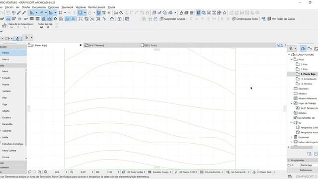 CÓMO CREAR PLATAFORMAS en malla o TERRENO | Curso básico ARCHICAD 01x02 | 2019 смотреть онлайн