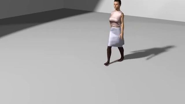 Cloth simulation vs walk cycle смотреть онлайн