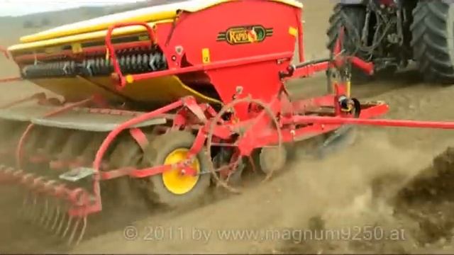 CASE-IH MX Magnum 220 & VÄDERSTAD Rapid 400S SuperXL смотреть онлайн