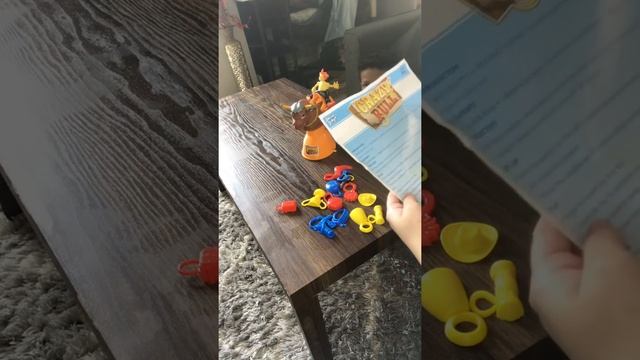 Playing this weird “Crazy Bull” game with my mom. смотреть онлайн