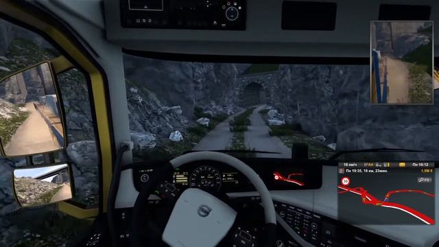 Euro Truck Simulator 2 Grand Utopia серпантин смотреть онлайн