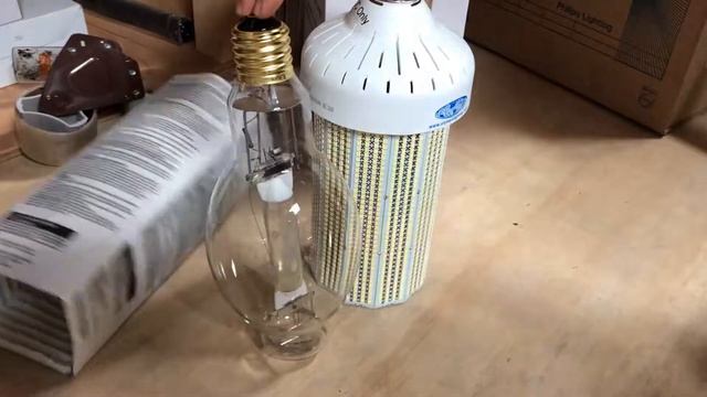 LED Corn Light For 1000 Watt Metal Halide Lamp смотреть онлайн