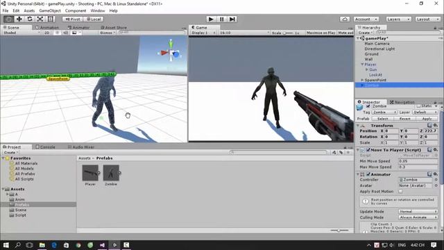 [Khóa học lập trình game Zombie Hunter với Unity3D] - Bài 6: Xử lý bắn đạn | HowKteam смотреть онлайн