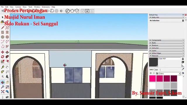 Rancangan Mesjid Nurul Iman Desa Sei Sanggul "Dengan SketchUp Make 2017" смотреть онлайн