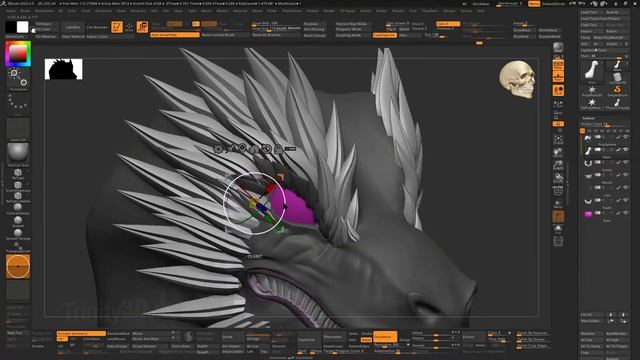 Dragon Timelapse Overview | Final Details | Trinity3DTV смотреть онлайн