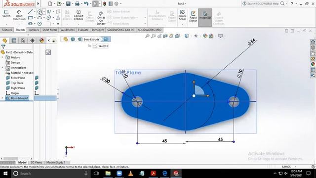Solidworks Practice Exercises for Beginner #shorts #youtubeshorts SolidWorks Exercises(EX-7) смотреть онлайн