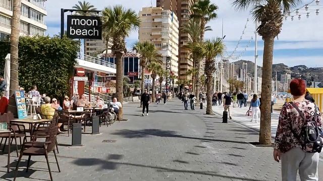 SPAIN: BENIDORM. A walk in March 2022 смотреть онлайн